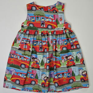 Zip Dress - Red Bus