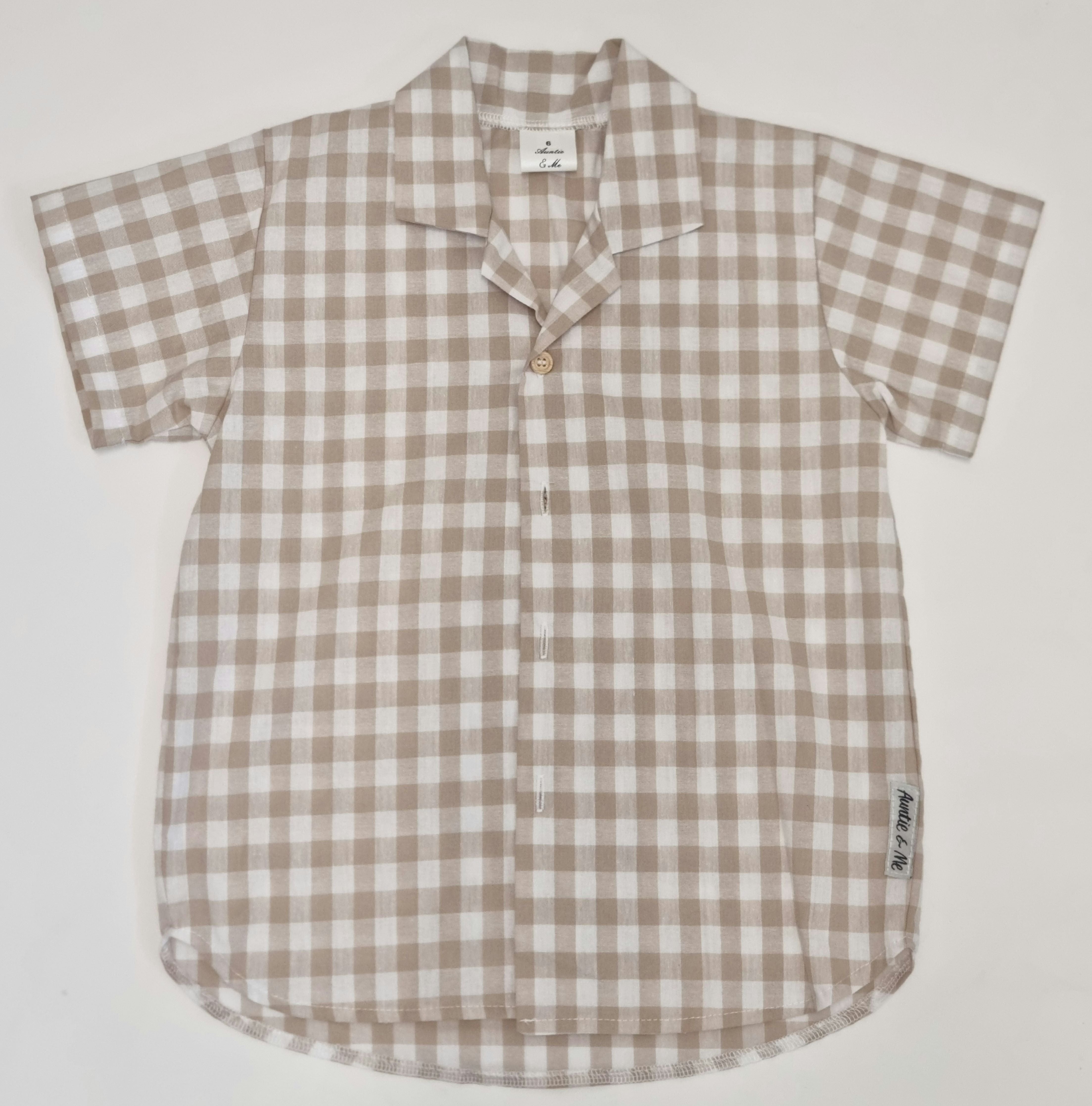 Gingham shirt outlet nz