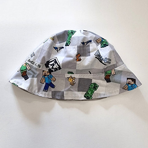 Auntie & Me Bucket Hat - Gamer Fun (grey)