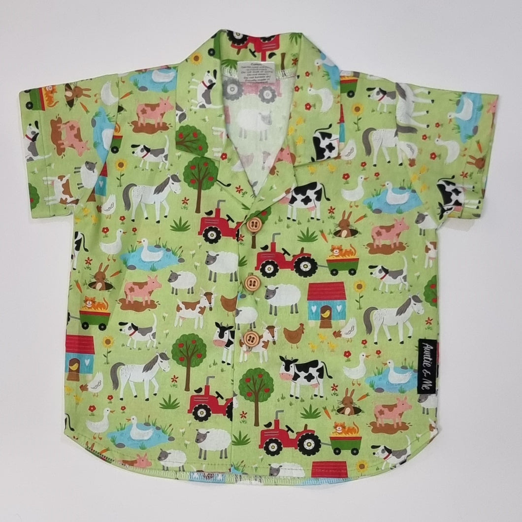 Short Sleeve Shirt - Farmyard Fun