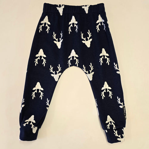 Harem Pants - Navy and White Stags