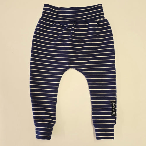 Harem Pants - Navy and White Stripe