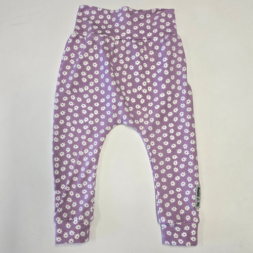 Harem Pants - Purple and White Daisy