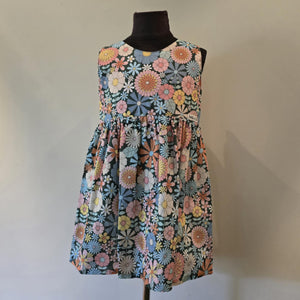 Zip Dress - Retro Floral