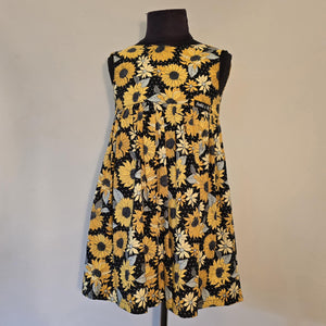 Zip Dress - Sunflowers